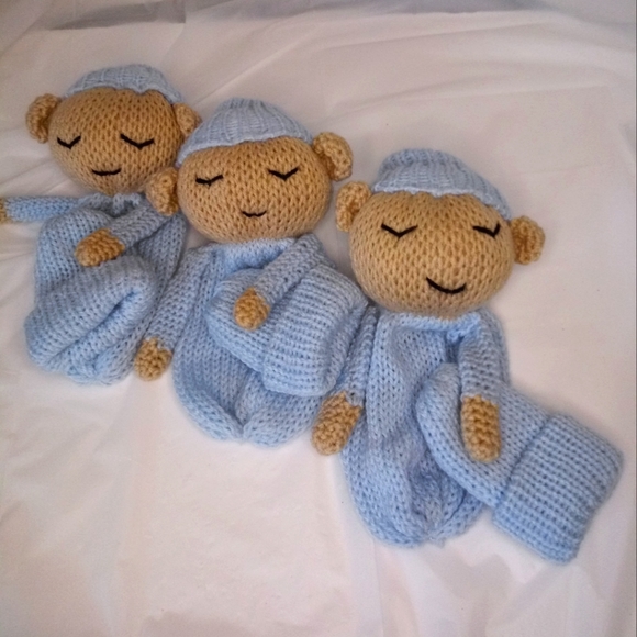 Handmade Knitted Soft Baby and Premie Hat - Picture 4 of 9